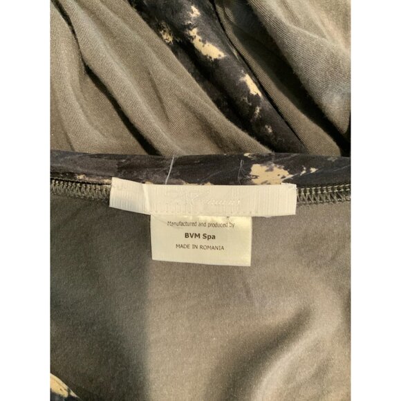 Les Copains Gray Splatter Print Long Sleeve T-Shirt, Size 8 (US) 42 (IT) - Picture 5 of 5